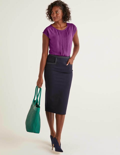 Dakota Jerseyoberteil - Edelsteinviolett Dakota Jerseyoberteil - Edelsteinviolett
