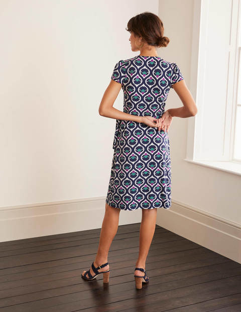 Summer Wrap Dress - Navy, Bramble Bud Summer Wrap Dress - Navy, Bramble Bud