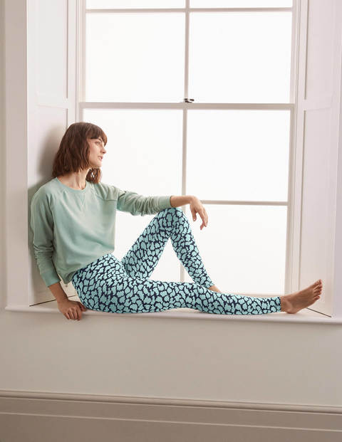 Favourite Leggings - Icicle Green, Abstract Brush Favourite Leggings - Icicle Green, Abstract Brush