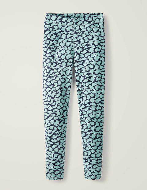Legging fétiche - Vert stalactite, motif pinceau abstrait Legging fétiche - Vert stalactite, motif pinceau abstrait