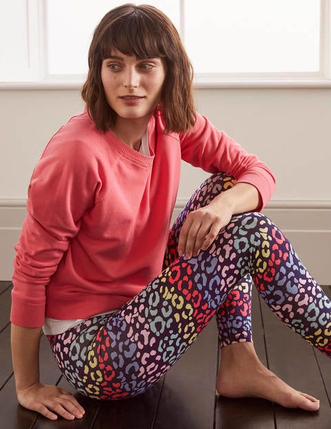 Favourite Leggings - Navy, Rainbow Leopard Favourite Leggings - Navy, Rainbow Leopard