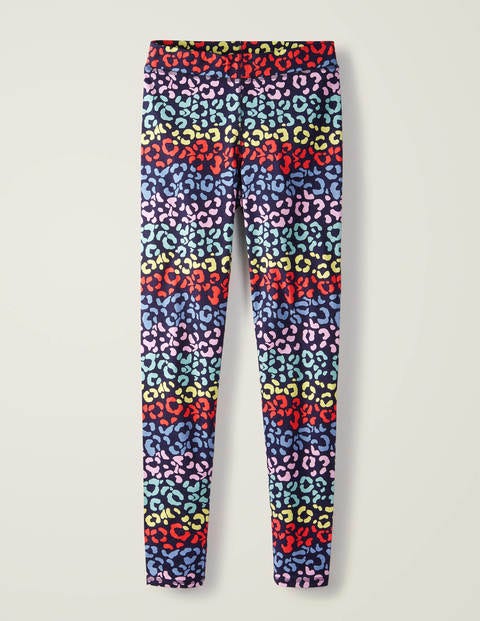 Favourite Leggings - Navy, Rainbow Leopard Favourite Leggings - Navy, Rainbow Leopard