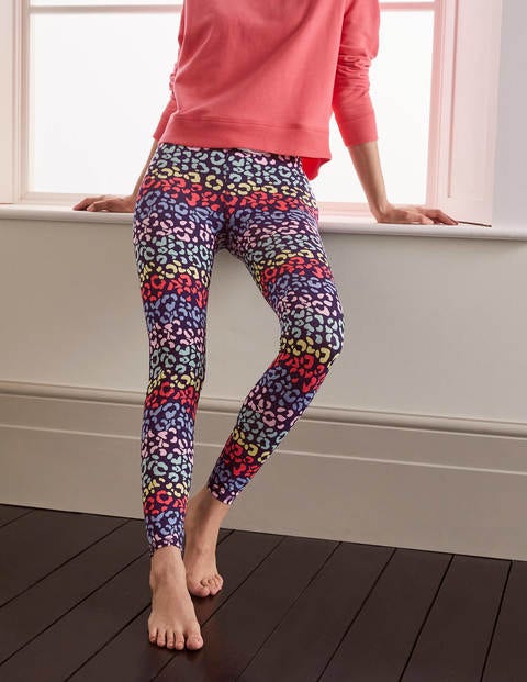 Favourite Leggings - Navy, Rainbow Leopard Favourite Leggings - Navy, Rainbow Leopard