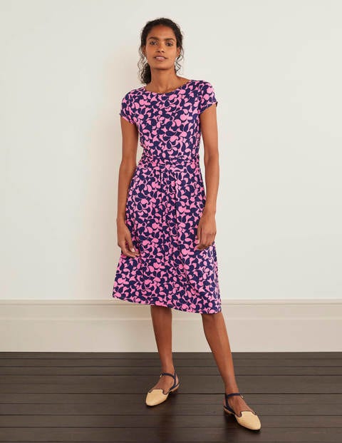 Amelie Jersey Dress - Plum Blossom, Bazaar Amelie Jersey Dress - Plum Blossom, Bazaar