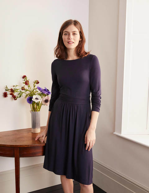 Abigail Jersey Dress - Navy Abigail Jersey Dress - Navy
