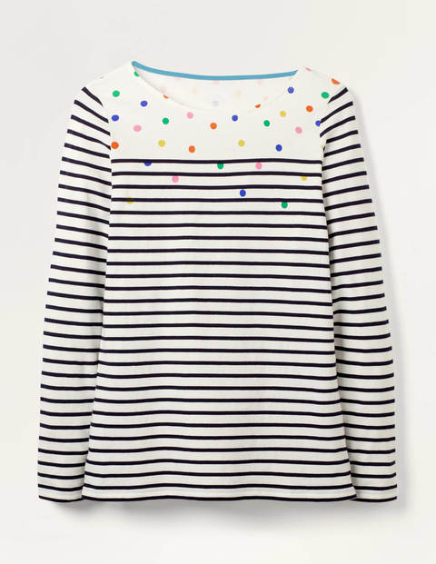 Long Sleeve Breton - Stripe/Multi Spot Long Sleeve Breton - Stripe/Multi Spot