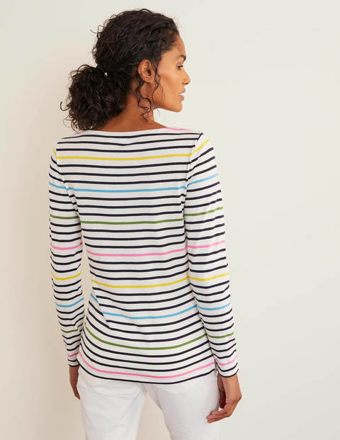 Long Sleeve Breton - Plum Blossom/Maise Long Sleeve Breton - Plum Blossom/Maise