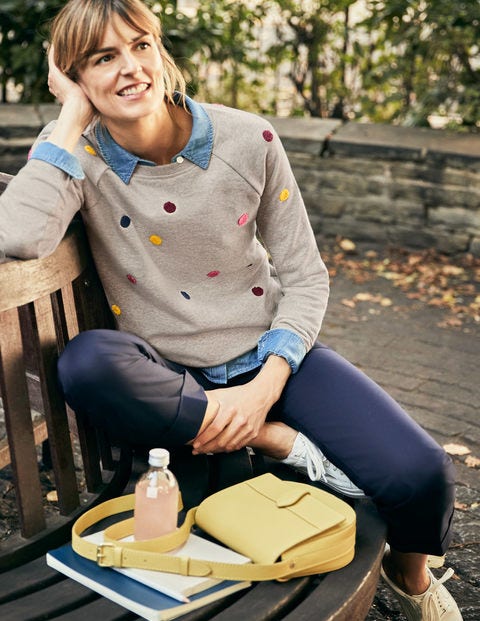 The Sweatshirt - Grey Marl, Boucle Spot The Sweatshirt - Grey Marl, Boucle Spot