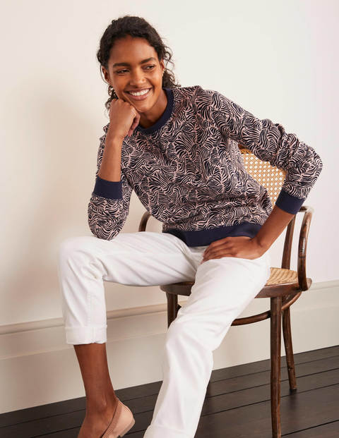 The Sweatshirt - Milkshake/Navy, Ripple Wave The Sweatshirt - Milkshake/Navy, Ripple Wave