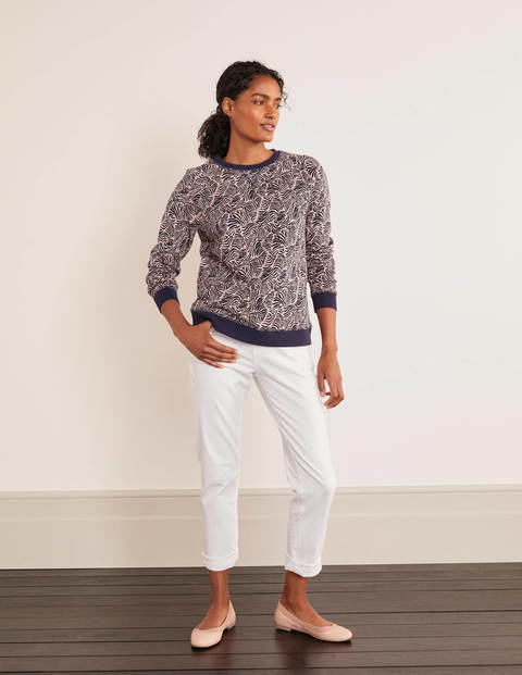 The Sweatshirt - Milkshake/Navy, Ripple Wave The Sweatshirt - Milkshake/Navy, Ripple Wave