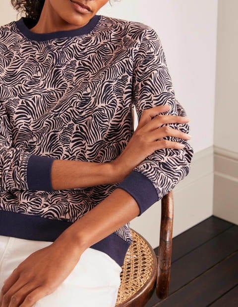 The Sweatshirt - Milkshake/Navy, Ripple Wave The Sweatshirt - Milkshake/Navy, Ripple Wave