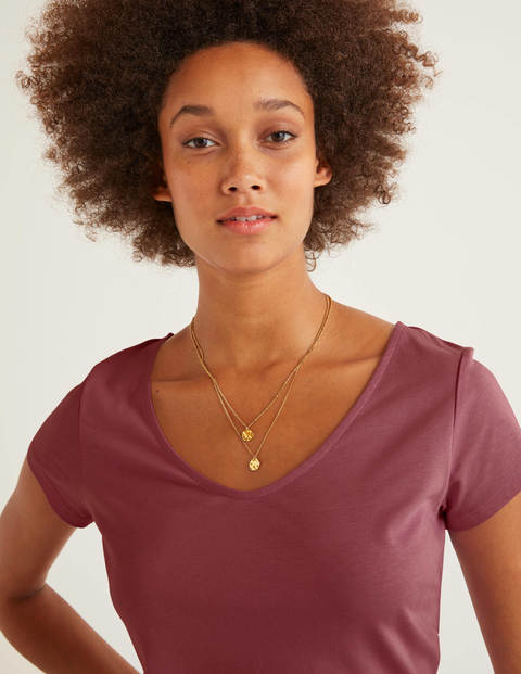 Supersoft Cap Sleeve Tee - Maroon Supersoft Cap Sleeve Tee - Maroon