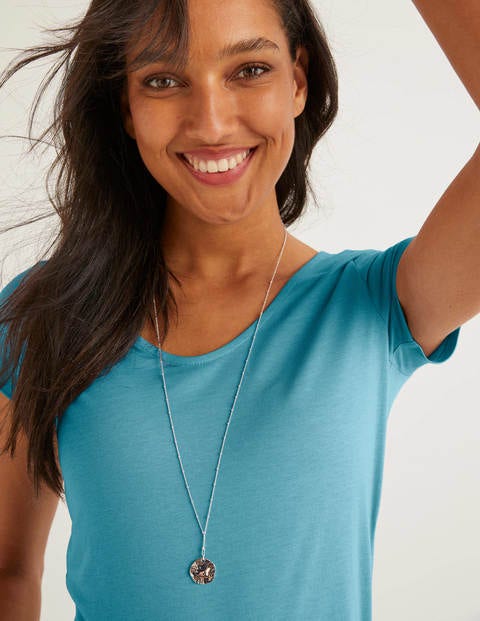 Supersoft Cap Sleeve Tee - Lomond Blue Supersoft Cap Sleeve Tee - Lomond Blue