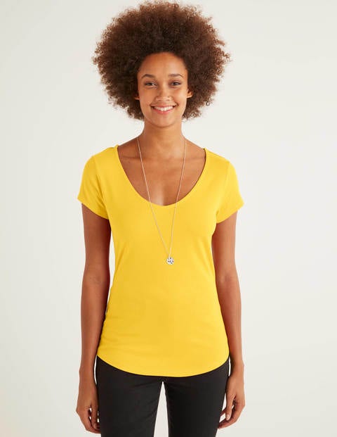 Supersoft Cap Sleeve Tee - Maize Supersoft Cap Sleeve Tee - Maize