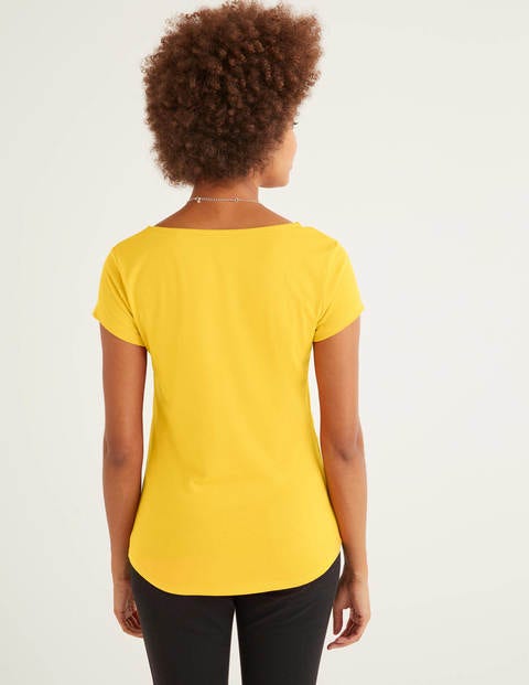 Supersoft Cap Sleeve Tee - Maize Supersoft Cap Sleeve Tee - Maize