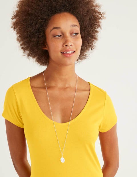 Supersoft Cap Sleeve Tee - Maize Supersoft Cap Sleeve Tee - Maize