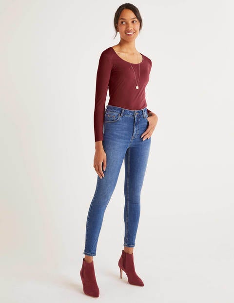 Supersoft Scoop Neck Tee - Maroon Supersoft Scoop Neck Tee - Maroon