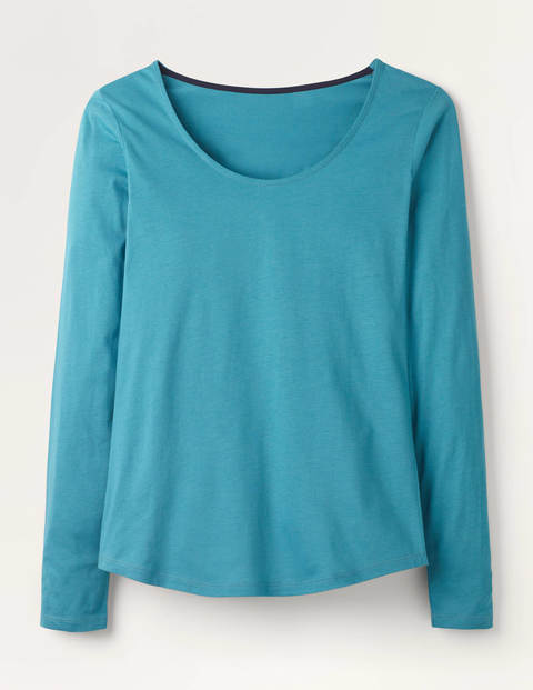 Supersoft Scoop Neck Tee - Lomond Blue Supersoft Scoop Neck Tee - Lomond Blue