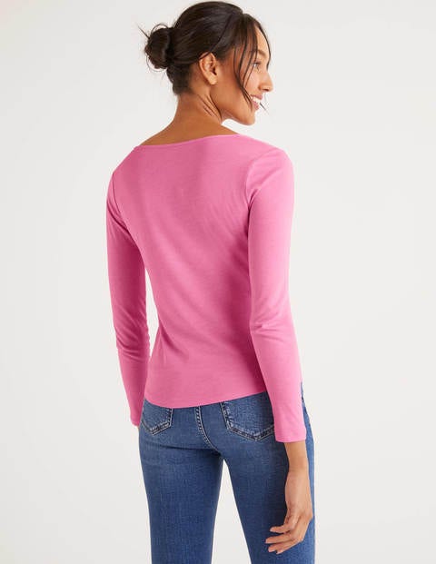 Supersoft Scoop Neck Tee - Berry Sorbet Supersoft Scoop Neck Tee - Berry Sorbet