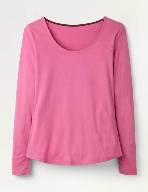 Supersoft Scoop Neck Tee - Berry Sorbet Supersoft Scoop Neck Tee - Berry Sorbet