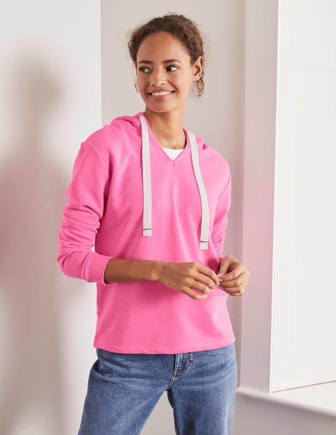 Jersey Lounge Hoodie - Plum Blossom Jersey Lounge Hoodie - Plum Blossom