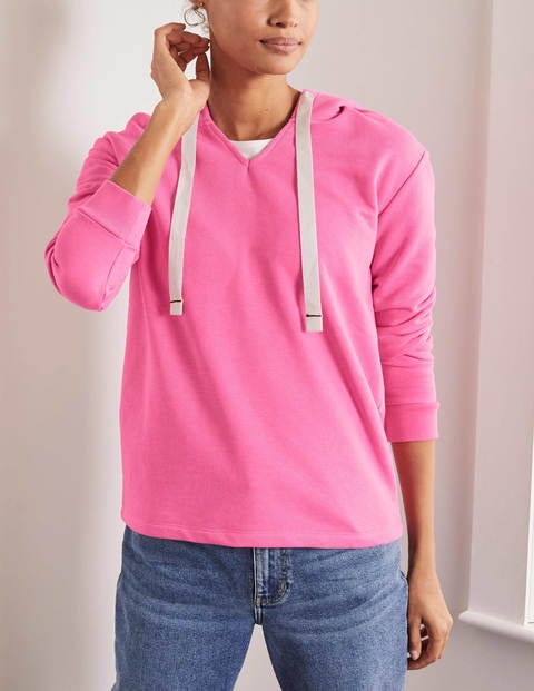 Jersey Lounge Hoodie - Plum Blossom Jersey Lounge Hoodie - Plum Blossom