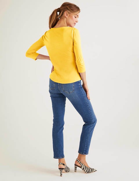 Top col large ultra-doux - Maïs Top col large ultra-doux - Maïs