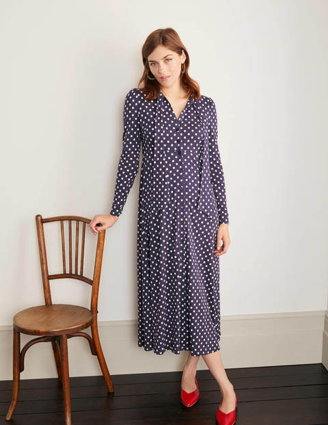 Mirabelle Shirt Dress - Navy, Regular Dot Mirabelle Shirt Dress - Navy, Regular Dot