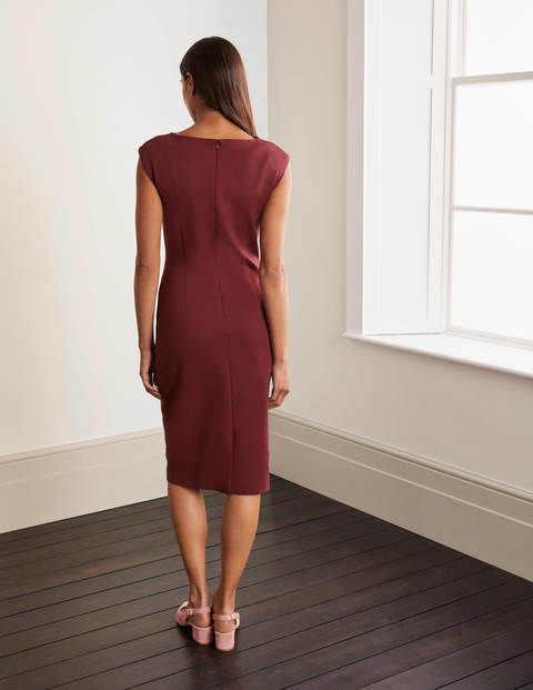 Natalie Ponte-Kleid - Rotbraun Natalie Ponte-Kleid - Rotbraun