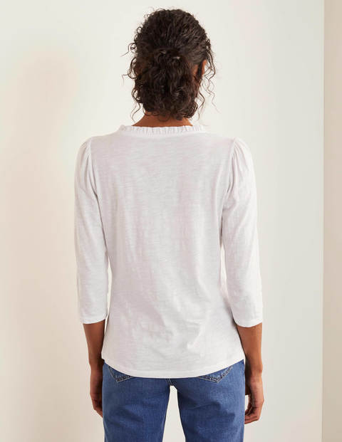 Freya Jerseyshirt - Weiß Freya Jerseyshirt - Weiß