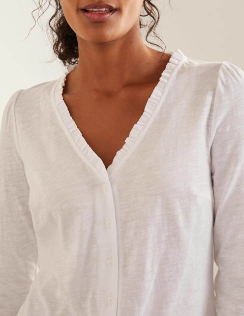 Freya Jersey Top - White Freya Jersey Top - White