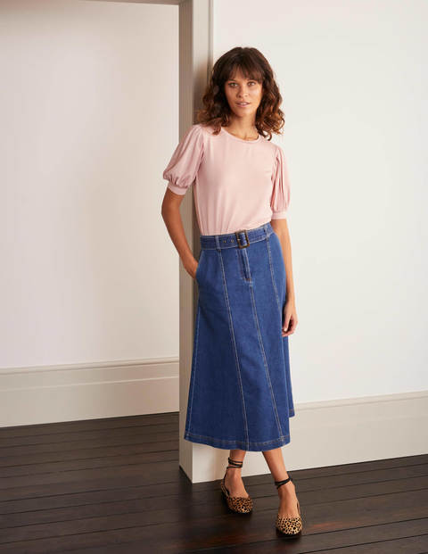 Holly Jerseyshirt mit Puffärmeln - Milchshake Holly Jerseyshirt mit Puffärmeln - Milchshake