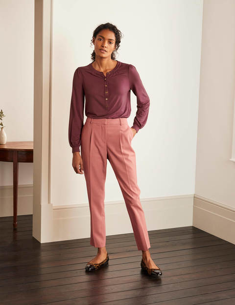 Matilda Gathered Sleeve Top - Maroon Matilda Gathered Sleeve Top - Maroon