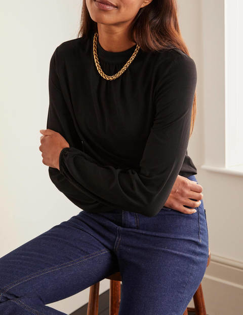 Natasha Jersey Top - Black Natasha Jersey Top - Black