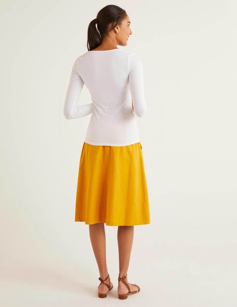 Double Layer V-neck Top - White Double Layer V-neck Top - White