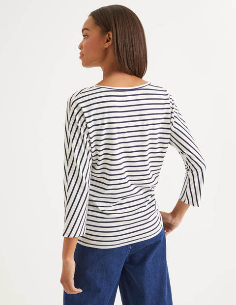 Supersoft Easy Voop Tee - Ivory/Navy Supersoft Easy Voop Tee - Ivory/Navy