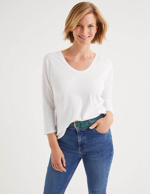 Supersoft Easy Voop Tee - White Supersoft Easy Voop Tee - White