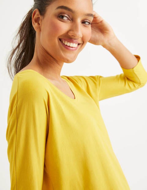 Supersoft Easy Voop Tee - Maize Supersoft Easy Voop Tee - Maize