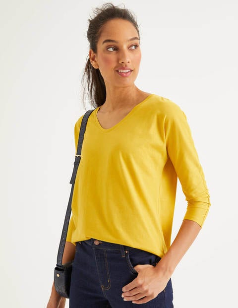 Supersoft Easy Voop Tee - Maize Supersoft Easy Voop Tee - Maize
