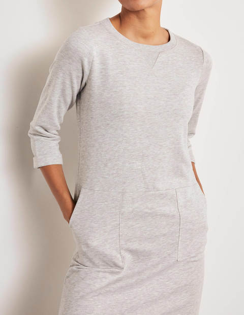 Hannah Sweatshirt-Kleid - Grau Meliert Hannah Sweatshirt-Kleid - Grau Meliert