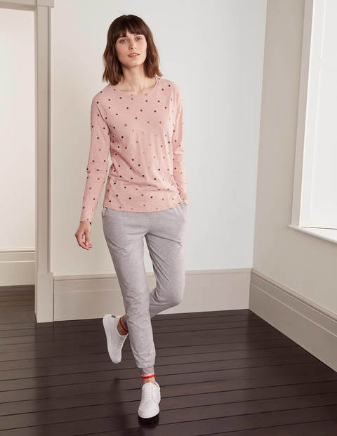 Lorna Baseball Jersey Tee - Milkshake, Polka Dot Lorna Baseball Jersey Tee - Milkshake, Polka Dot