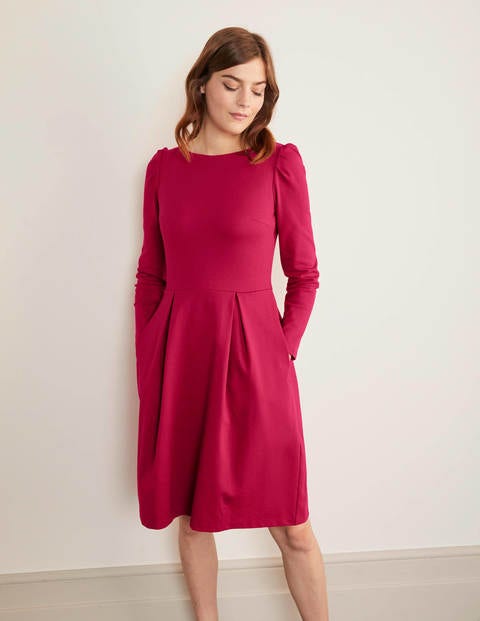 Melanie Ponte Dress - Warm Cranberry Melanie Ponte Dress - Warm Cranberry