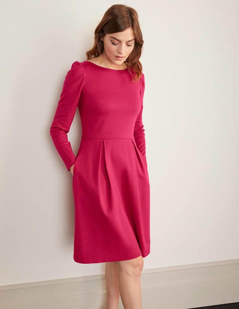 Melanie Ponte Dress - Warm Cranberry Melanie Ponte Dress - Warm Cranberry