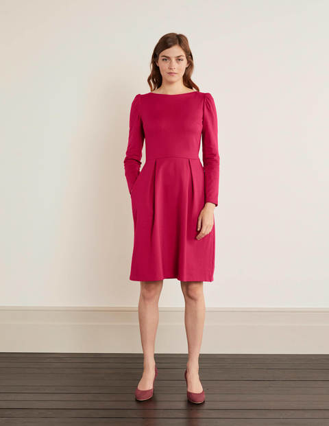 Melanie Ponte Dress - Warm Cranberry Melanie Ponte Dress - Warm Cranberry