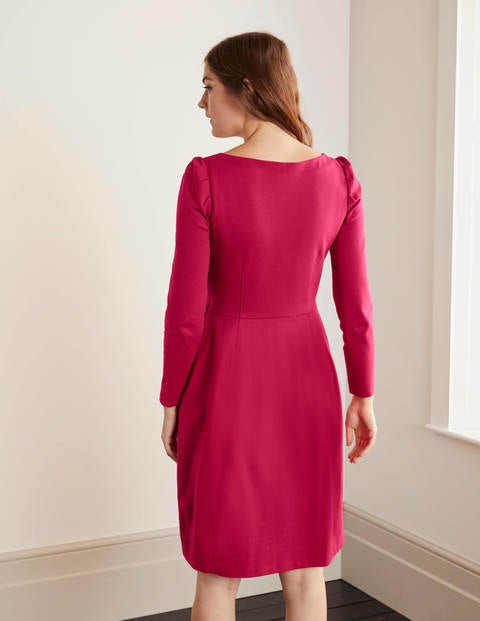 Melanie Ponte Dress - Warm Cranberry Melanie Ponte Dress - Warm Cranberry