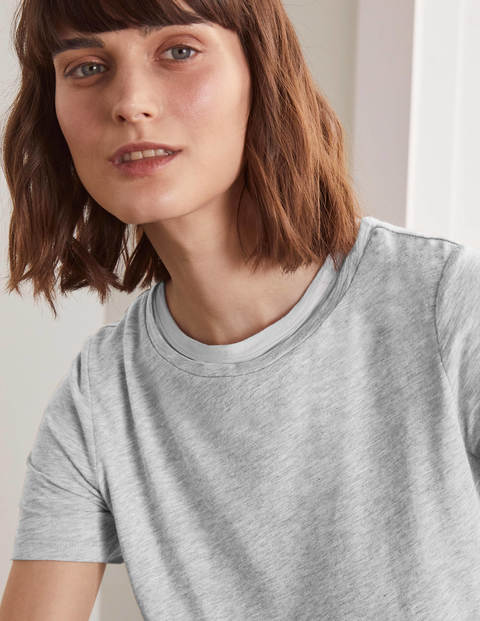 Sarah Double Layer Top - Grey Marl Sarah Double Layer Top - Grey Marl