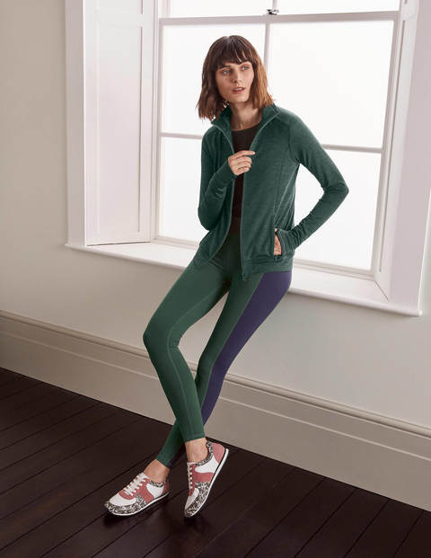 Mischa Zip Through Jacket - Palm Leaf Mischa Zip Through Jacket - Palm Leaf