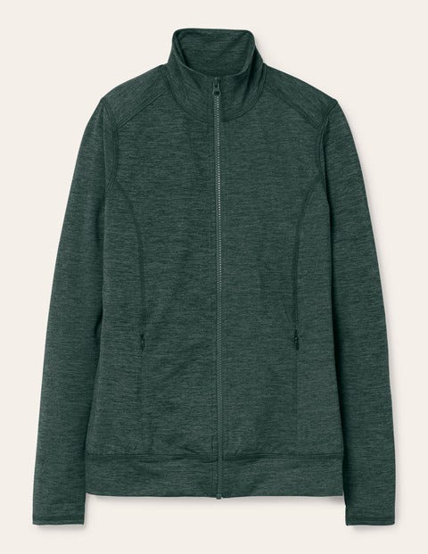 Mischa Zip Through Jacket - Palm Leaf Mischa Zip Through Jacket - Palm Leaf