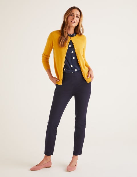 Cashmere Crew Cardigan - Tuscan Sun Cashmere Crew Cardigan - Tuscan Sun