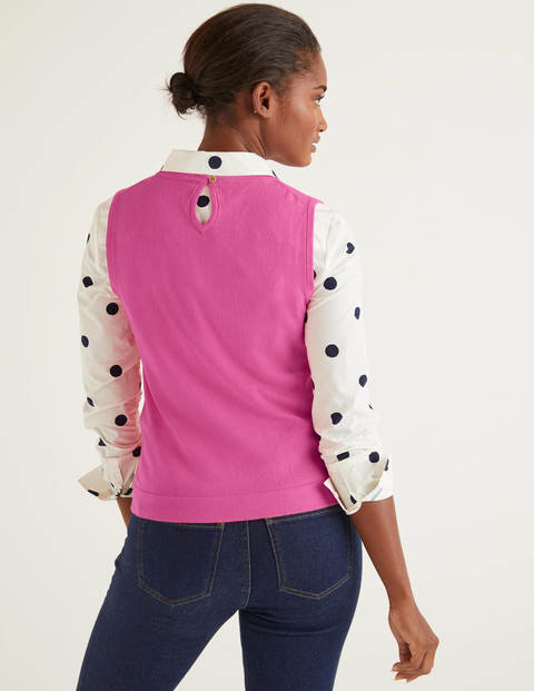 Favourite Cotton Knitted Tank - Berry Sorbet Favourite Cotton Knitted Tank - Berry Sorbet